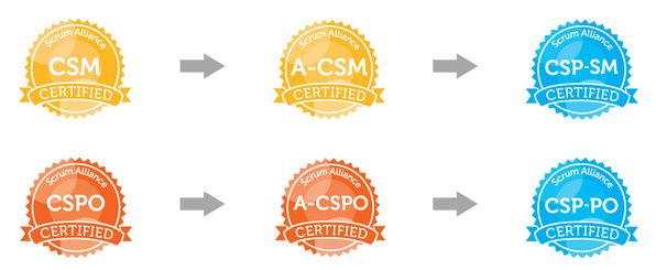 path of Scrum Alliance certification