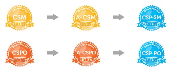 path of Scrum Alliance certification
